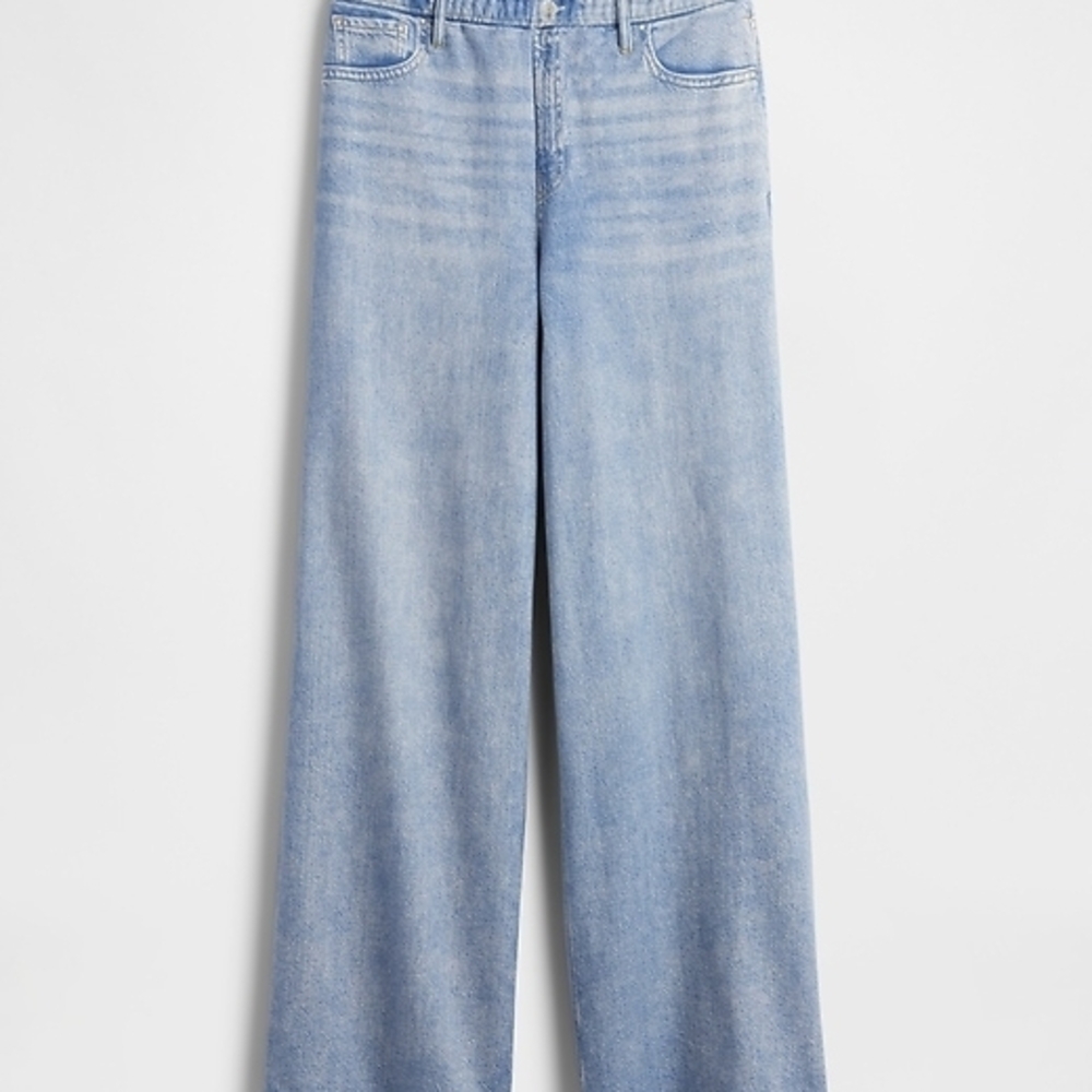 GAP Light Blue Wide-Leg Jeans - Picture 5 of 14